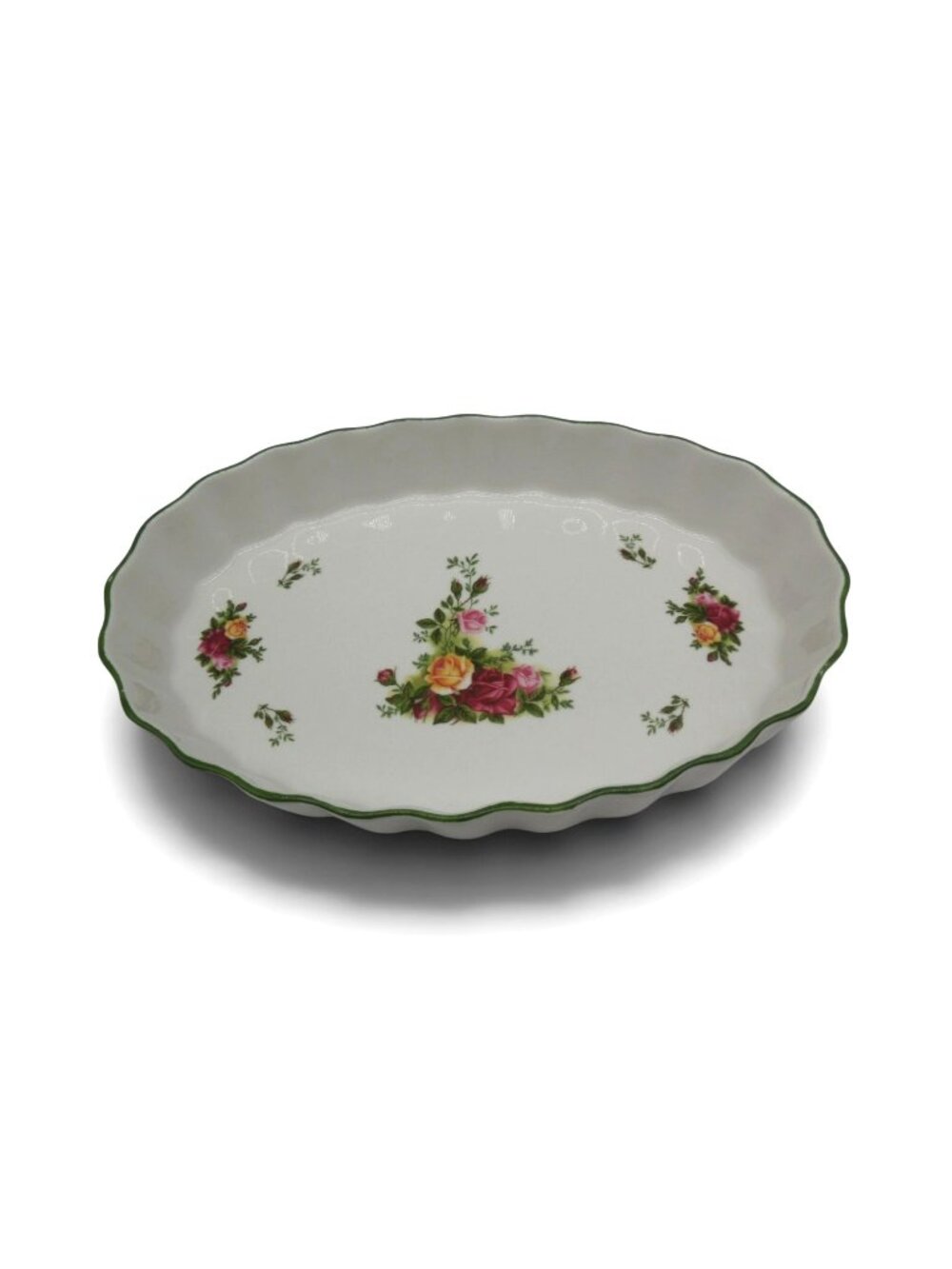 Royal Albert Old Country Roses Porcelain Oval Flowers Dish 13"